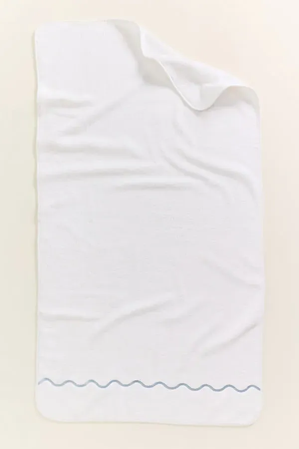 Erin Gates Ripple Embroidered Towel Collection - Grey, Cotton product
