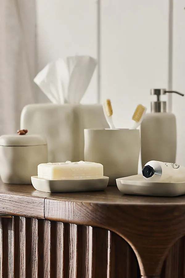 Montecito Textured Soap Dish - Beige, Resin product