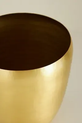 Nile Waste Basket - Gold, Brass product