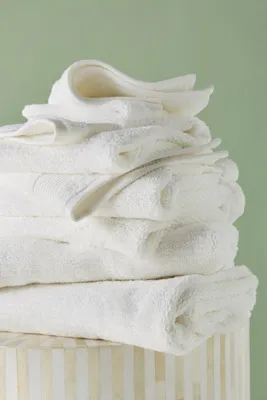 Pergamon Towel Collection - White, Cotton by Anthropologie, image 2