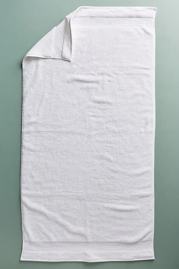 Pergamon Towel Collection - White, Cotton by Anthropologie