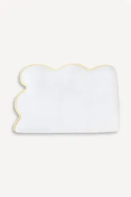 Scallop Edge Bath Towel Collection - Yellow, Cotton product