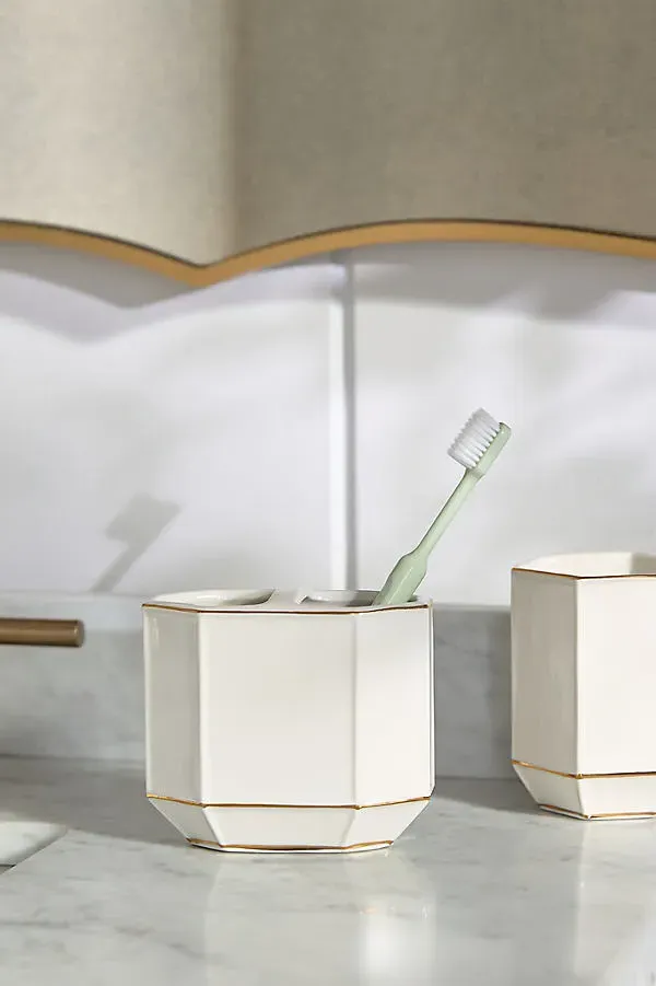 St. Honore Porcelain Toothbrush Holder - White product