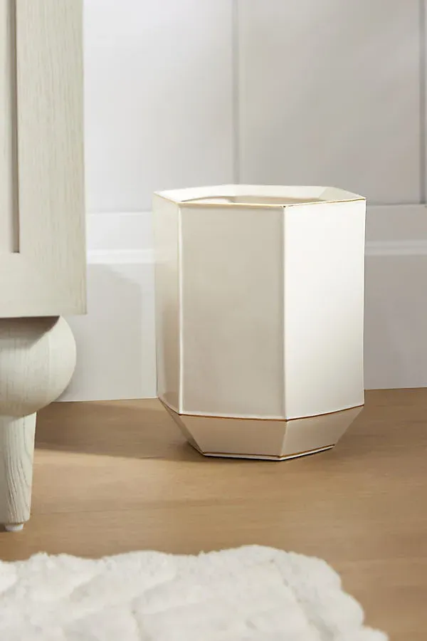St. Honore Porcelain Waste Basket - White product