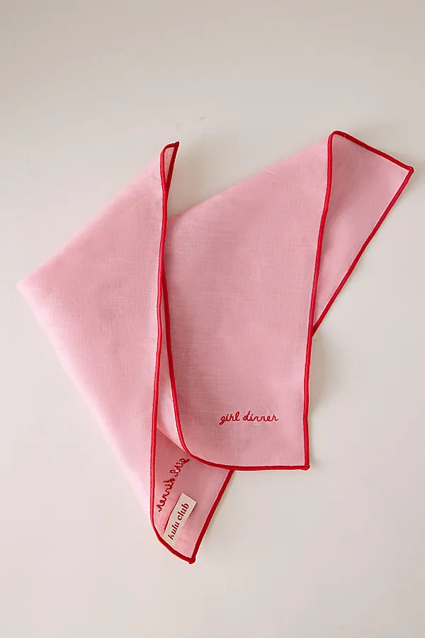 Linen Napkins Set of 2 - Pink, French Flax Linen by Anthropologie