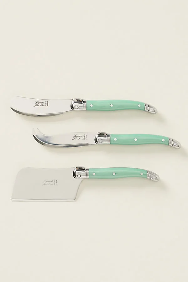 Jean Néron Cheese Knives Set of 3 - Green product