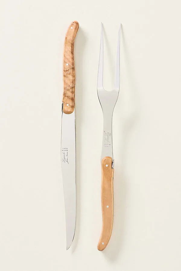 Laguiole Jean Néron Wood Carving Set - Brown product