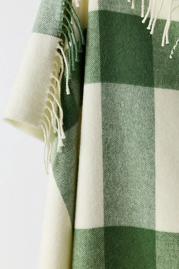 Wellington Plaid Throw Blanket - Green, Cotton/Acrylic product
