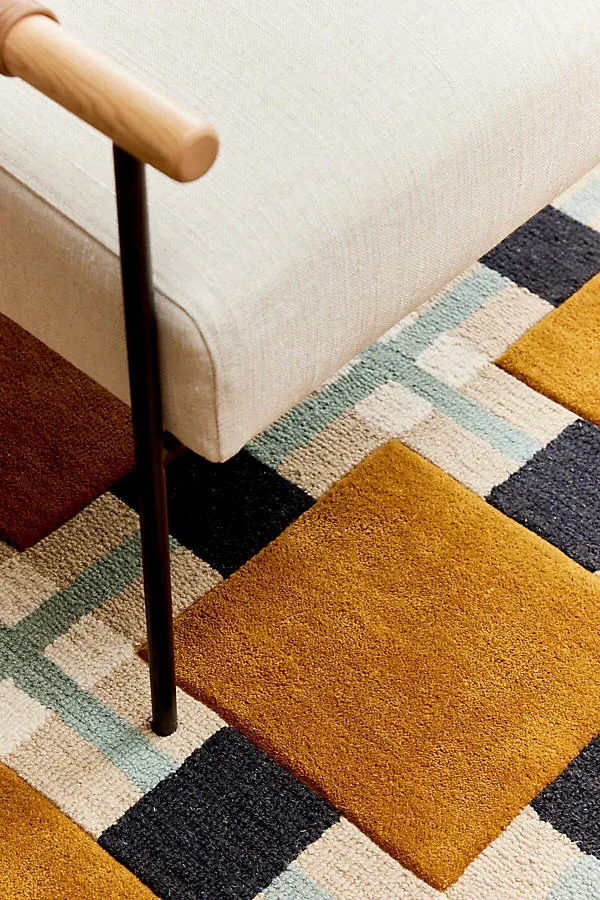 Evelina Kroon Ochre Fields Wool Rug - Ochre product