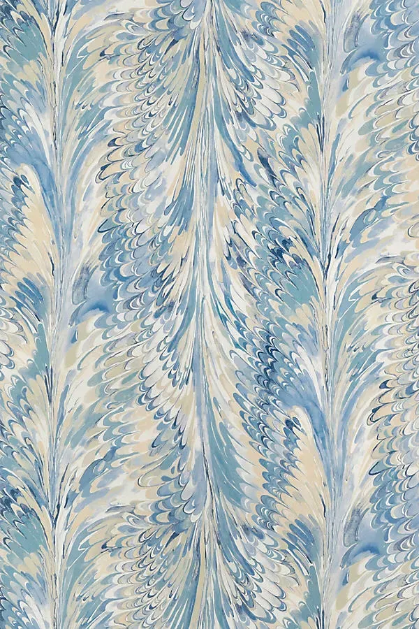 Taplow Abstract Wallpaper - Blue, Polyester product
