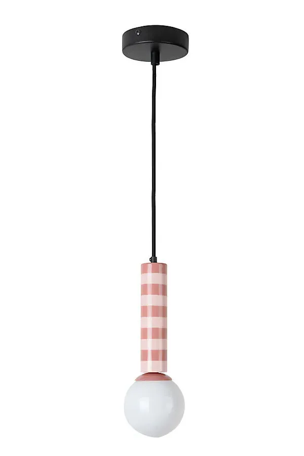 Rayado Striped Pendant Lamp - Pink product