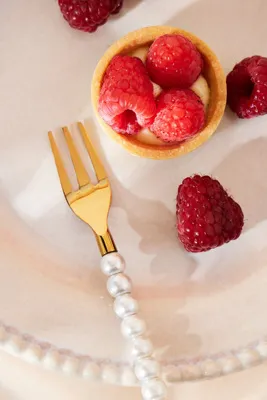 Pearl Forks Set of 2 - Gold, Stainless Steel product