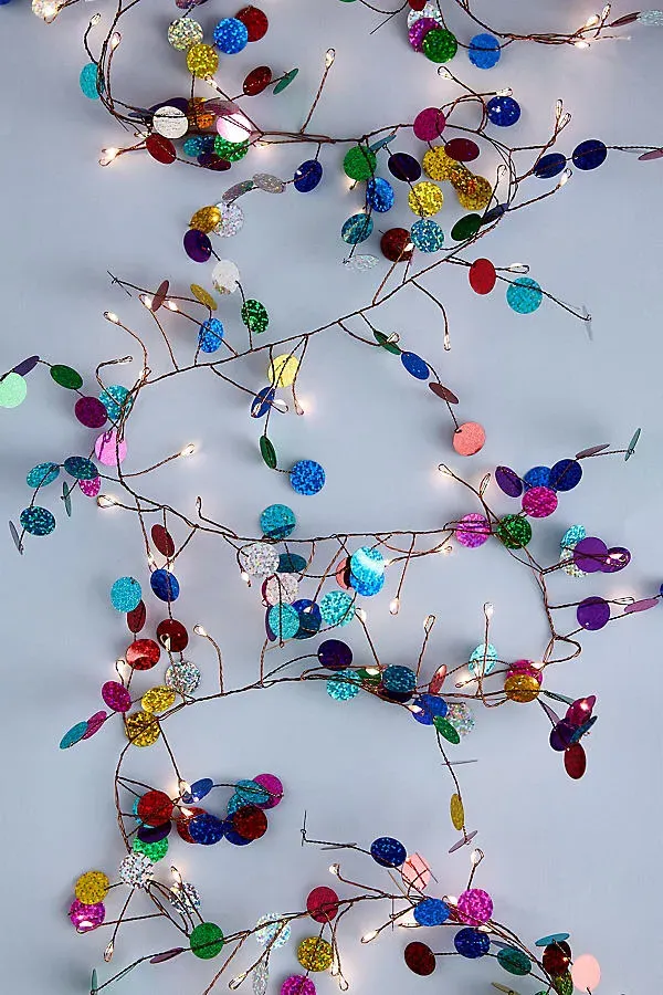 Confetti LED Battery String Lights by Anthropologie