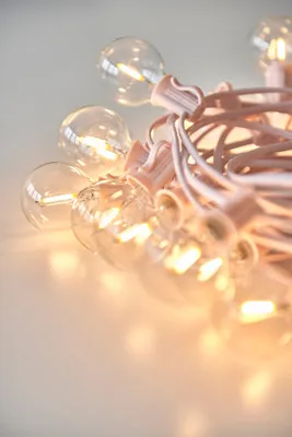 Pink Festoon String Lights - PVC, Acrylic alternate view