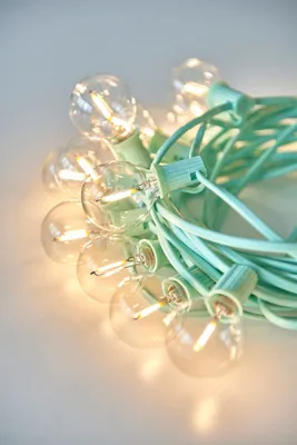 Teal Festoon String Lights - PVC, Acrylic product