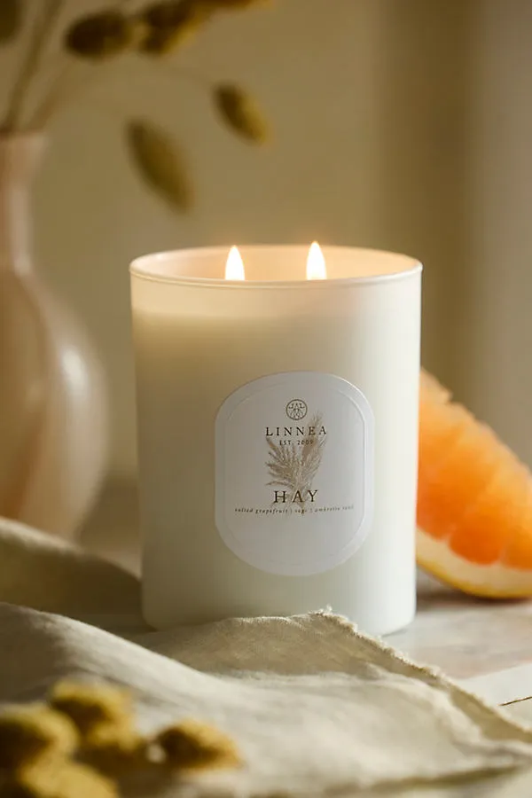 Hay Scented Candle - Soy Wax, Cotton product