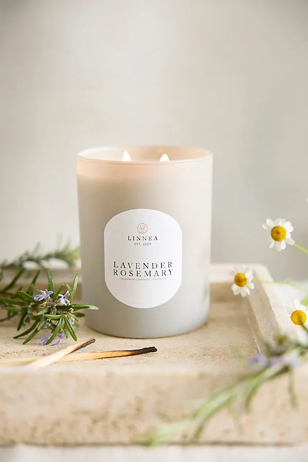 Lavender Rosemary Scented Candle - Soy Wax product