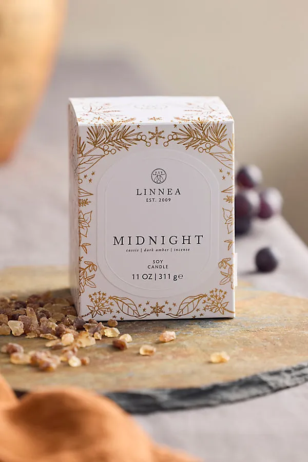 Midnight Soy Wax Candle - Double Cotton Wick by Anthropologie, alternate view