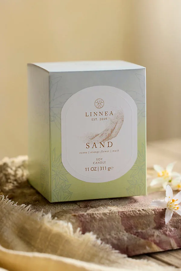 Sand Scented Candle - Soy Wax, Cotton product