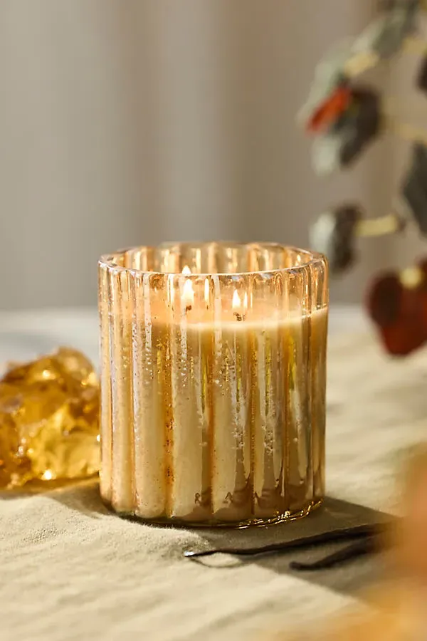 Terrain Luster Candle - Gold, Soy Wax by Anthropologie