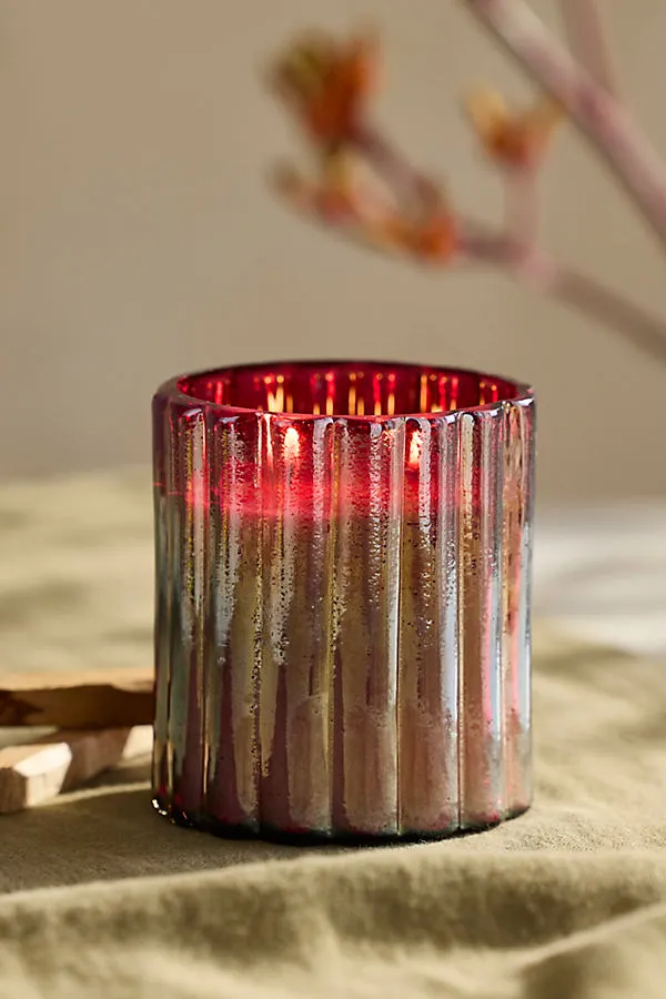 Terrain Luster Candle - Red, Soy Wax by Anthropologie