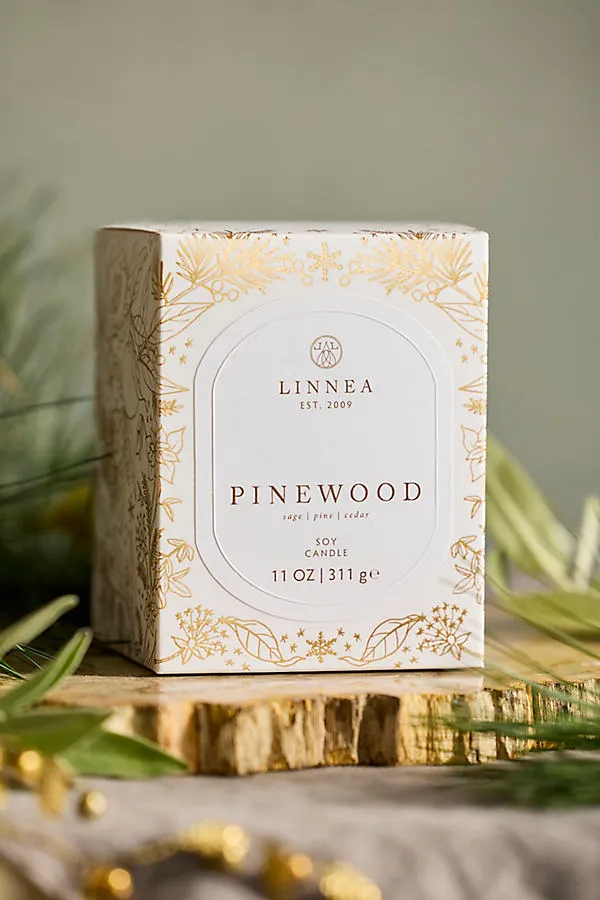 Terrain Pinewood Candle - Soy Wax by Anthropologie, alternate view