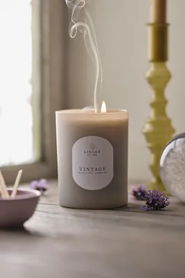 Vintage Scented Candle - Soy Wax, Recycled Glass by Anthropologie, alternate view