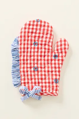 Llani Oven Mitt - Yarn-Dyed Cotton by Anthropologie, image 2
