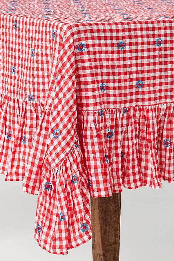 Tablecloth with Ruffle Trim - Cotton by Anthropologie, image 2