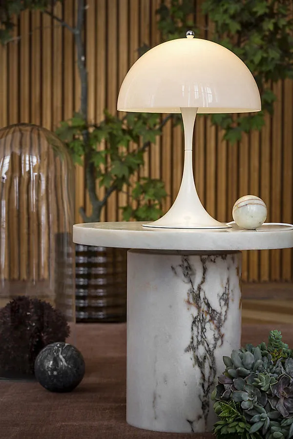 Panthella Trumpet Bell Portable Table Lamp - Beige, Acrylic by Anthropologie