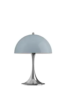 Panthella Trumpet Bell Portable Table Lamp - Blue, Acrylic by Anthropologie, alternate view