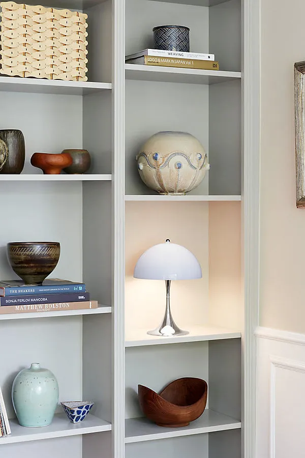 Panthella Trumpet Bell Portable Table Lamp - Blue, Acrylic by Anthropologie