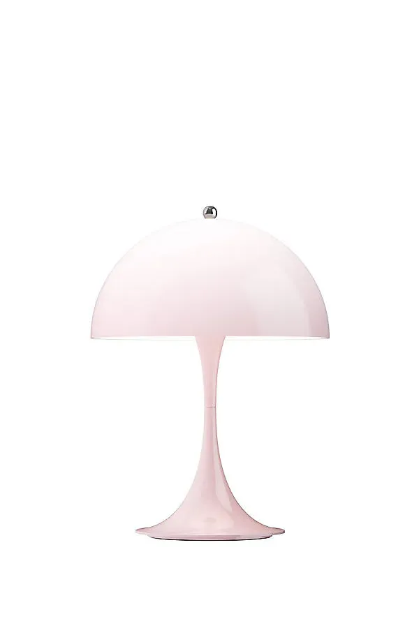 Panthella Trumpet Bell Portable Table Lamp - Pink, Acrylic by Anthropologie, image 2