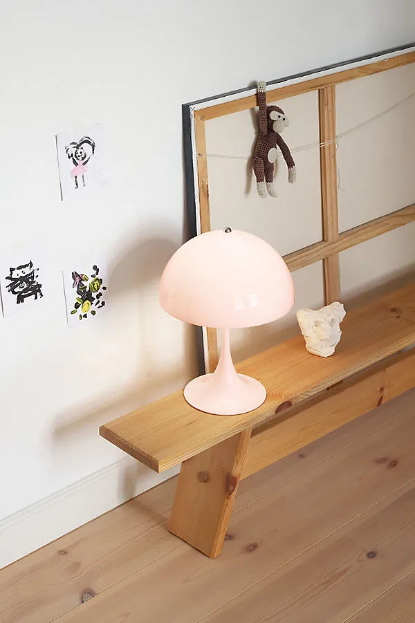 Panthella Trumpet Bell Portable Table Lamp - Pink, Acrylic by Anthropologie