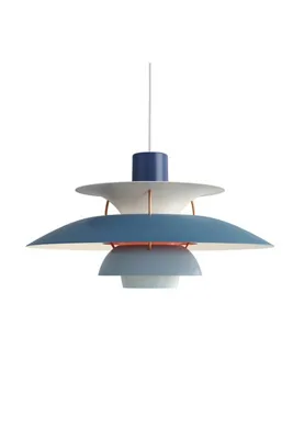 PH5 Tiered Three Shade Pendant Light - Blue, Metal by Anthropologie, image 2