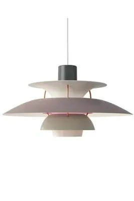 PH5 Tiered Three Shade Pendant Light - Grey, Metal by Anthropologie, image 2
