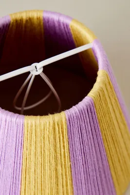 Empire Woven Lamp Shade - Purple, Cotton product