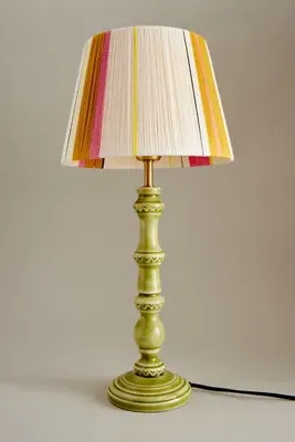 Woven Cotton French Lamp Shade - White product
