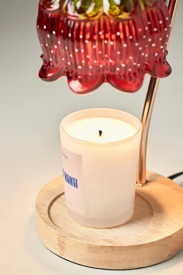 Strawberry Candle Warmer Lamp - Red by Anthropologie, alternate view