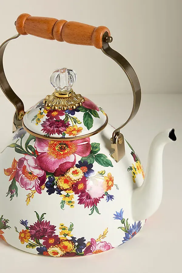 MacKenzie-Childs 3 Qt. Tea Kettle - Glazed Steel product