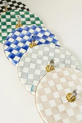 MacKenzie-Childs Check Cheese Platter - Beige product