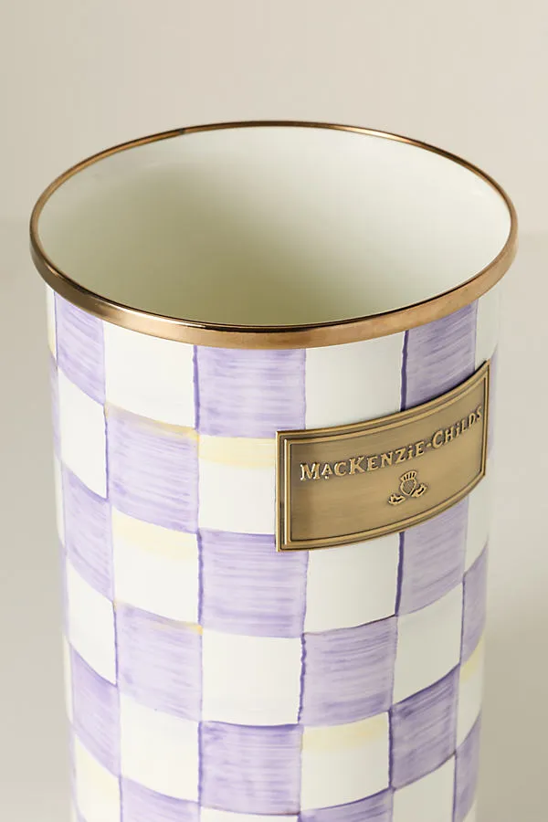 MacKenzie-Childs Check Utensil Holder - Purple product
