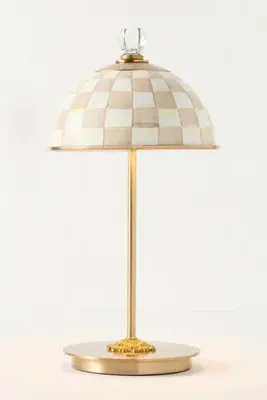 MacKenzie-Childs Cordless Dome Table Lamp - Beige product