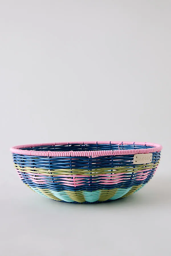 Hand-Woven Bowl - Pink by Anthropologie