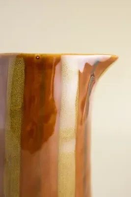Marcelle Striped Jug - Brown product