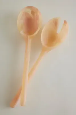 Resin Salad Servers - Orange product