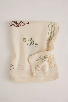 The Dinner Tablecloth - Beige, Cotton/Linen product