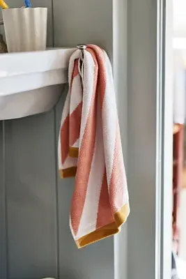 Cotton Patterned Towel Collection - Pink, Cotton product