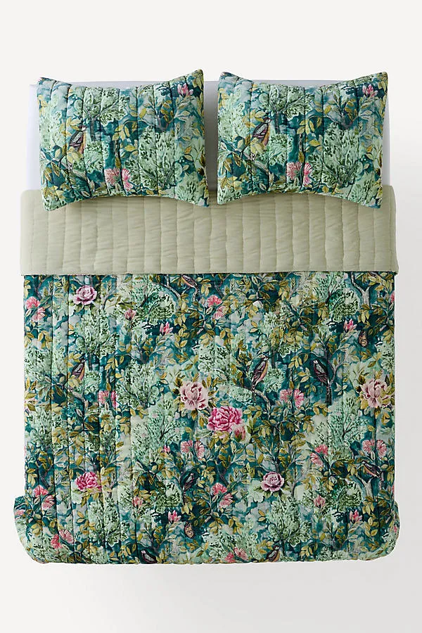 Cotton Velvet Floral Printed Bedspread - Polyester/Cotton product