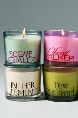Fruity Dew Not Disturb Small Glass Candle - Green product